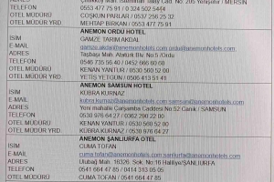 OMMD ORMAN MUHAFAZA MEMURLARI DERNEĞİ ÜYELERİMİZE MÜJDE: ANEMON OTEL ANLAŞMASI!