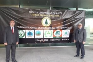 TÜRKİYE ORMANCILAR DERNEĞİ NİN DÜZENLEDİĞİ “ORMANCILIĞIMIZI BİLEŞENLERİ İLE TARTIŞIYORUZ” ADLI ÇALIŞTAYDA ORMAN MUHAFAZA MEMURLARI VE EMEKLİLERİ DERNEĞİ YÖNETİM KURULU OLARAK BİZLERDE BULUNDUK