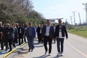 Hamsilos Tabiat Parkına Katılımcılar Eşliğinde Yürüyüş Gerçekleştirildi
