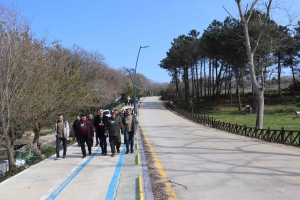 Hamsilos Tabiat Parkına Katılımcılar Eşliğinde Yürüyüş Gerçekleştirildi