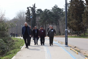 Hamsilos Tabiat Parkına Katılımcılar Eşliğinde Yürüyüş Gerçekleştirildi