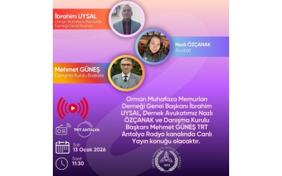 13 Ocak 2026 saat 11:30’ da TRT Antalya Radyosu Canlı Yayınına Konuk Oluyoruz