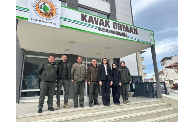 Kavak Orman İşletme Müdürlüğündeki Üyelerimiz Ziyaret Edildi 