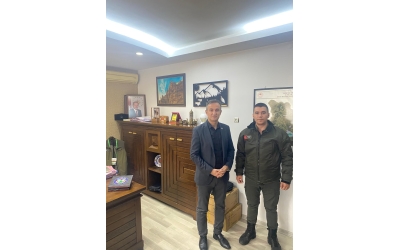 OMMD Yönetim Kurulu Üyemiz Kürşad ÇAKIR, Toç Bir-Sen Manisa Şube Başkanı Uğur BAYİL’i Ziyaret Etti