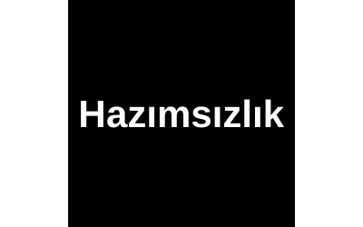 **HAZIMSIZLIK**