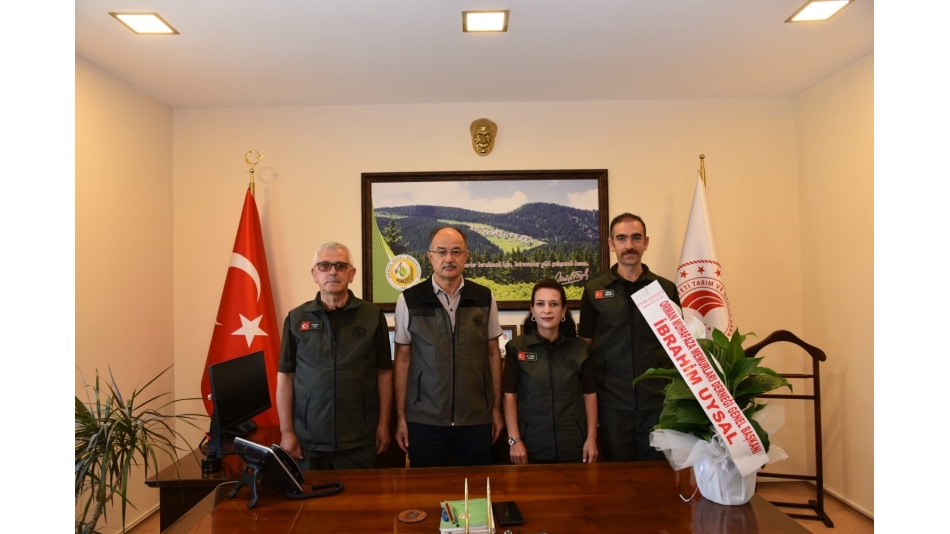 Giresun Orman Bölge Müdürü makamında ziyaret edildi