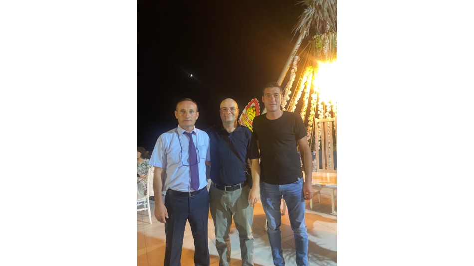 Derneğimiz Yönetimi, eski Dernek Genel Başkanı Yardımcısı meslektaşımız Muhammet AKYILDIZ ın oğlunun düğününe katıldı.