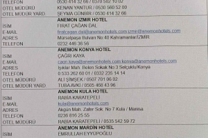 ORMAN MUHAFAZA MEMURLARI DERNEĞİ ÜYELERİMİZE MÜJDE: ANEMON OTEL ANLAŞMASI!