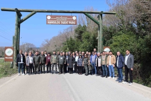 Hamsilos Tabiat Parkına Katılımcılar Eşliğinde Yürüyüş Gerçekleştirildi