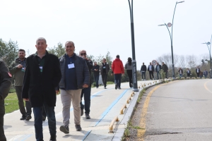 Hamsilos Tabiat Parkına Katılımcılar Eşliğinde Yürüyüş Gerçekleştirildi