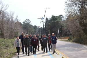 Hamsilos Tabiat Parkına Katılımcılar Eşliğinde Yürüyüş Gerçekleştirildi