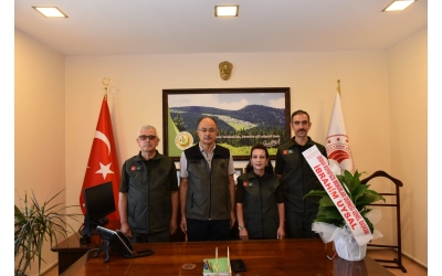 Giresun Orman Bölge Müdürü makamında ziyaret edildi