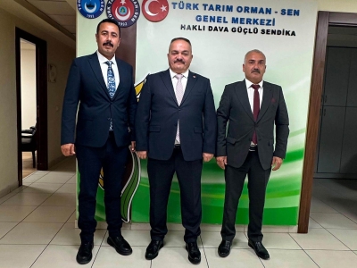 OMMD Heyeti Türk Tarım Orman-Sen Ziyareti 