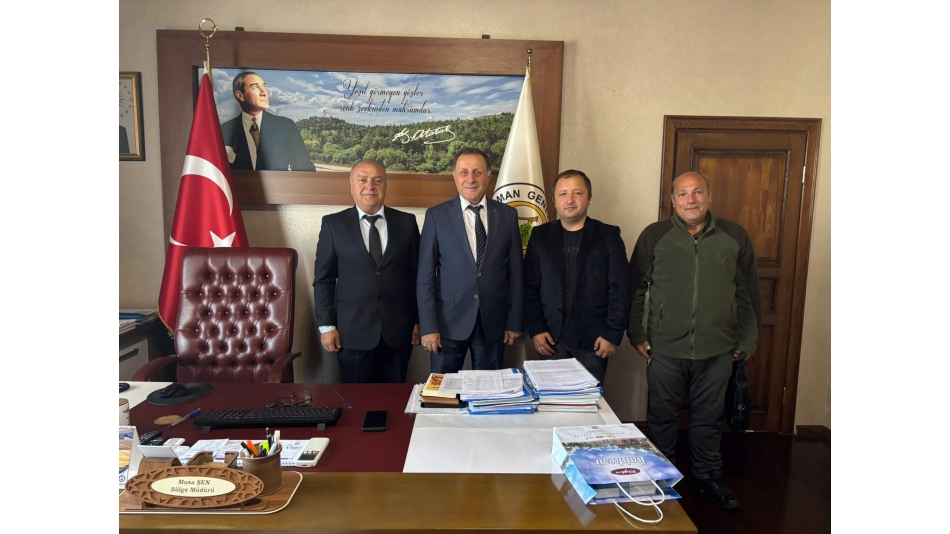 Orman Muhafaza Memurları Derneği Heyetinden Balıkesir Orman Bölge Müdürü Musa ŞEN'e Ziyaret