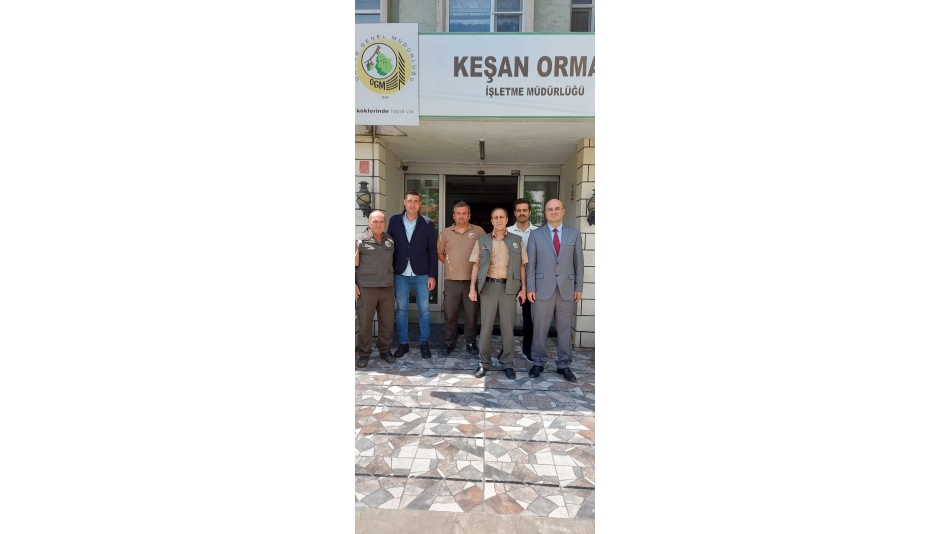 DERNEĞİMİZ TEMSİLCİLERİ EDİRNE KEŞAN ORMAN İŞLETME MÜDÜRLÜĞÜNÜ ZİYARET ETTİLER