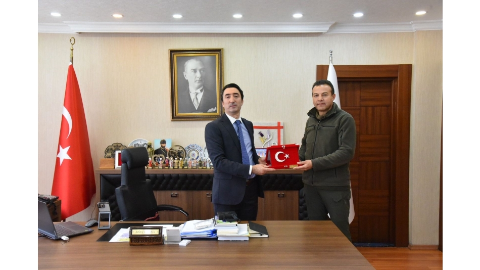 Develi Kaymakamı Sayın Selim ÇOMAKLI’ya Hayırlı Olsun Ziyaretinde Bulunduk. 